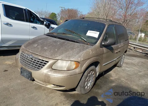 2001 Chrysler Voyager Lx from USA, damaged, VIN 1C4GJ45371B125850